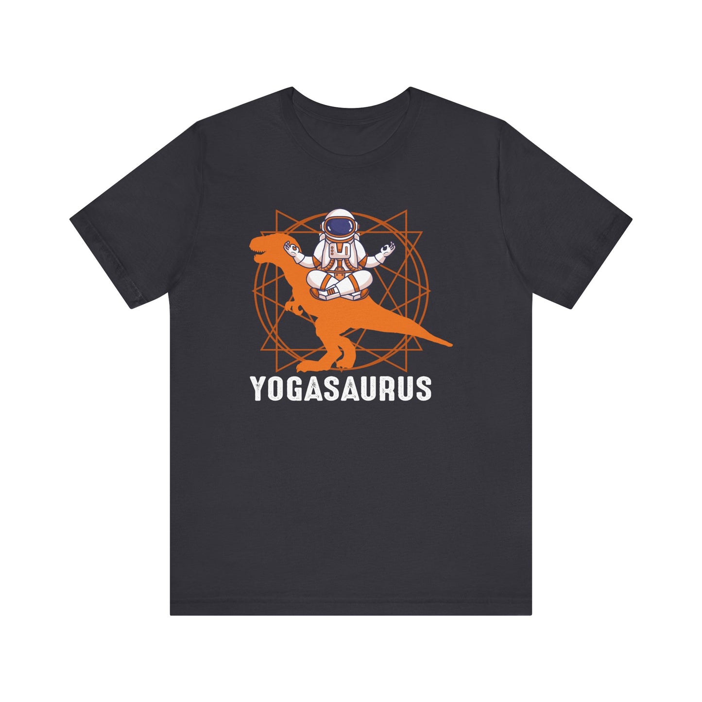 Yogasaurus T-shirt, Meditation Tshirt, Yoga Women Shirt, Yoga Unisex Shirt, Crewneck Shirt, Short Sleeve Tee, Gift for Him, Gift for Her