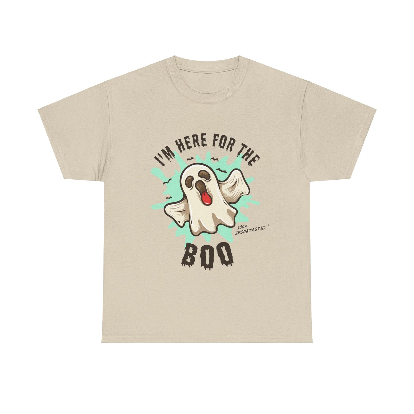 Funny Halloween T-shirt - I'm Here for the BOO - Spooky Ghost Shirt - Halloween Costume Tee