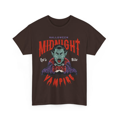 Midnight Vampire Halloween T-shirt - Spooky Dracula Tee - Halloween Costume Shirt