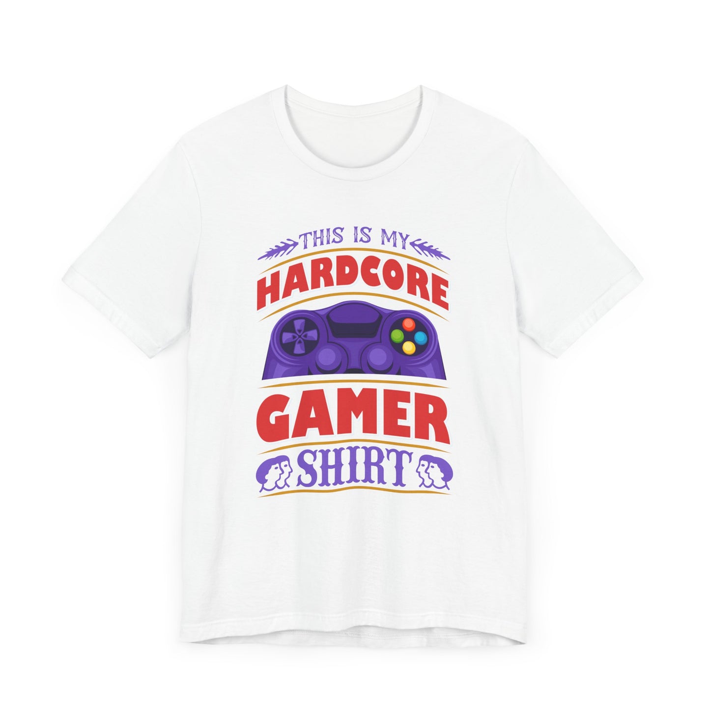 This Is my Hardcore Gamer T-shirt, Gamer Tshirt, Gameboy Shirt, Unisex Shirt, Crewneck Shirt, Short Sleeve Tee, Gift for Him, Gift for Her