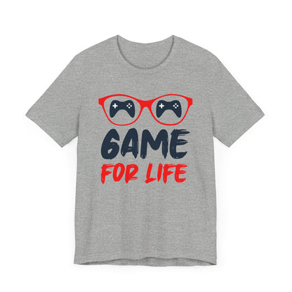 Game For Life T-shirt, Gameboy Tshirt, Gamer Shirt, Game Lover Unisex Shirt, Sunglasses Crewneck Shirt, Short Sleeve Tee, Gift for Him