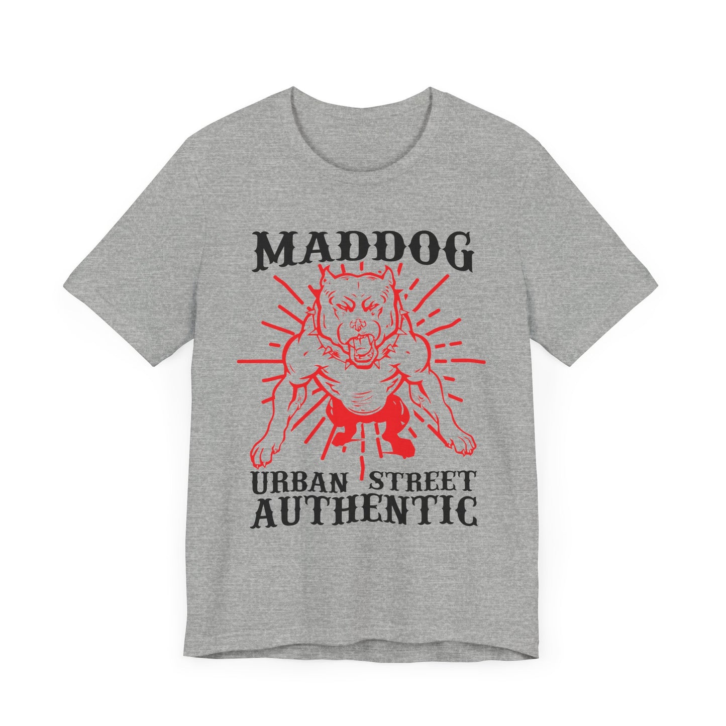 Maddog Urban Street Authentic T-shirt, Dog Tshirt, Pet Shirt, Unisex Shirt, Crewneck Shirt, Short Sleeve Tee, Gift for Him, Gift for Her