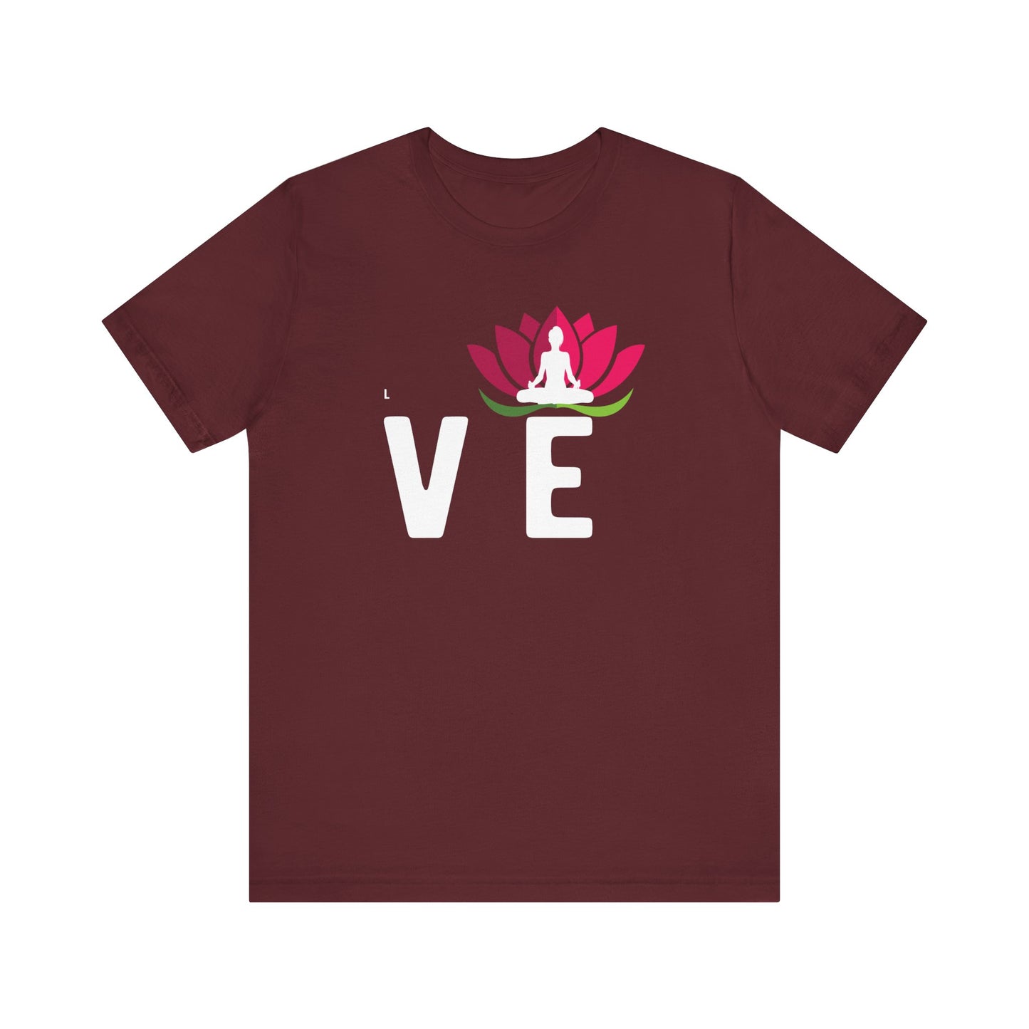 Love T-shirt, Meditation Tshirt, Yoga Day Shirt, Yoga Lover Unisex Shirt, Crewneck Shirt, Short Sleeve Tee, Gift for Him, Gift for Her