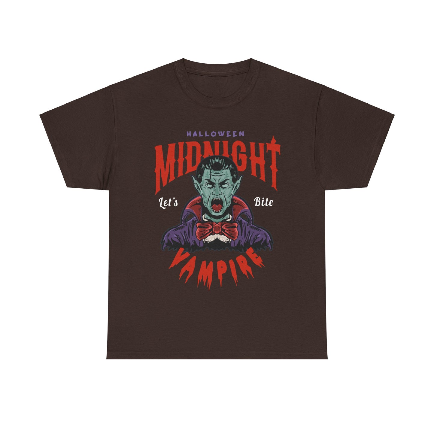 Midnight Vampire Halloween T-shirt - Spooky Dracula Tee - Halloween Costume Shirt