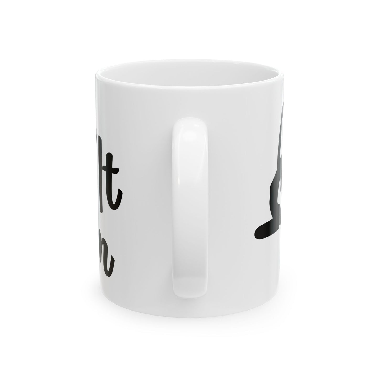 It's Yoga O'Clock Mug | Let's Get It Om Coffee Cup | Inspirational Yoga Time Tea Mug | Zen Gift for Yogis