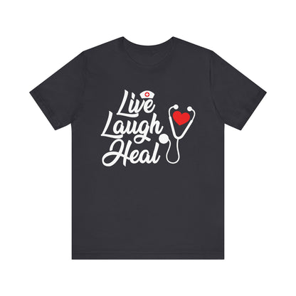 Live Love Heart T-shirt, Love Tshirt, Posotive Shirt, Motivational Shirt, Heart Crewneck Shirt, Short Sleeve Tee, Gift for Him, Gift for Her