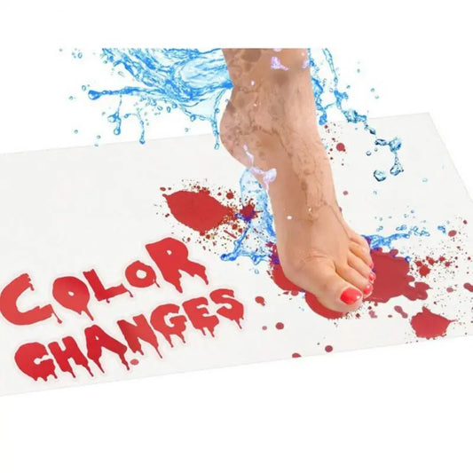 Halloween Non Slip Bath Mat Color Change Blood