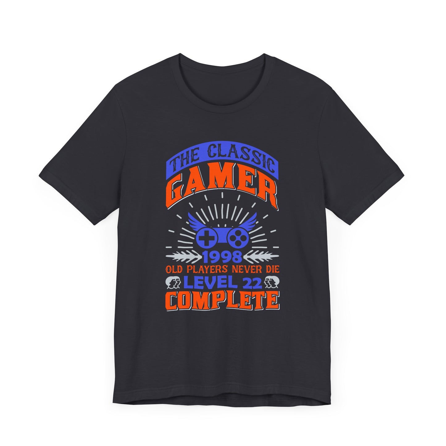 The Classic Gamer 1998 T-shirt, Gameboy Tshirt, Game Lover Shirt, Gaming Unisex Shirt, Crewneck Shirt, Short Sleeve Tee, Gift for Him