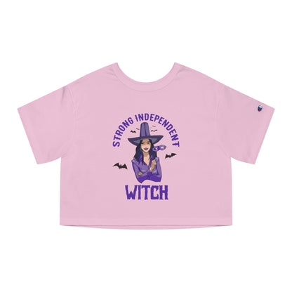 Empowering Cropped Witch Shirt - Strong Independent Witch