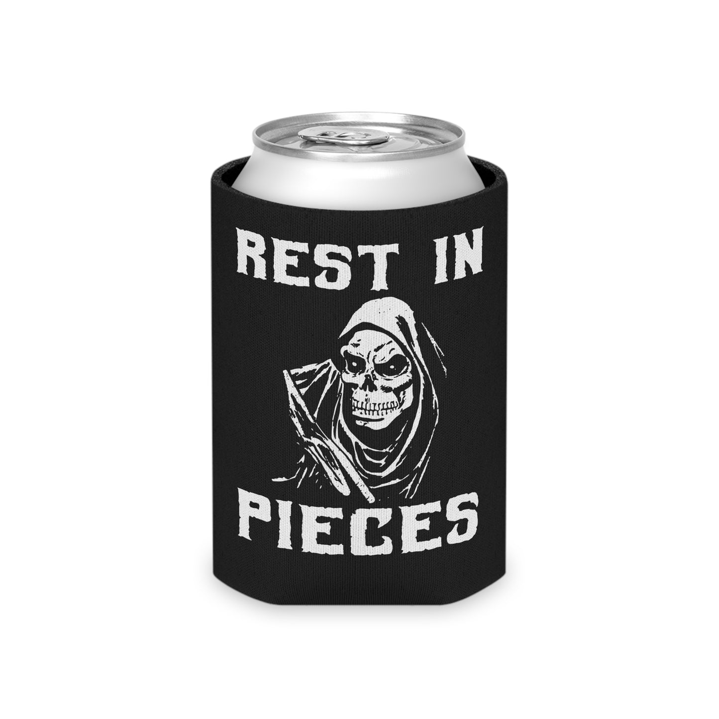 Rest in Pieces Can Cooler