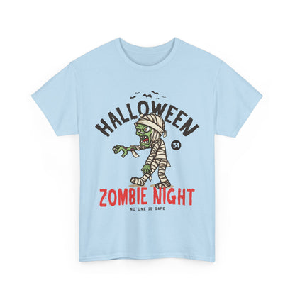 Halloween Zombie Night T-shirt - Spooky Undead Tee - Creepy Horror Shirt