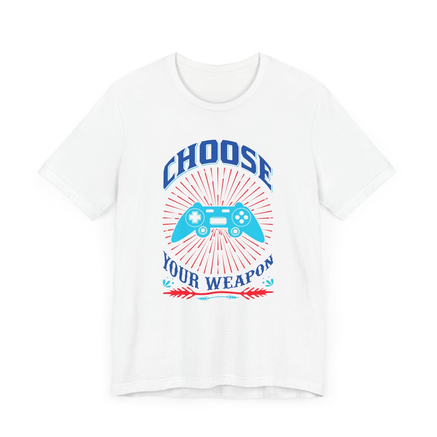 Choose Your Weapon T-shirt, Gaming Tshirt, Gameboy Shirt, Game Lover Unisex Shirt, Crewneck Shirt, Short Sleeve Tee, Gift for Him