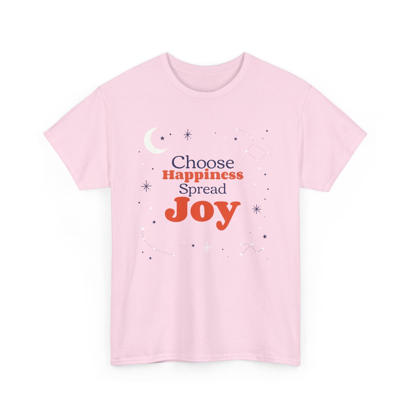 Choose Happiness, Spread Joy, Positive Tee, Inspirational Shirt, Motivational tee,  Happy Gifts For Her, Worship Shirt, Christian Gift