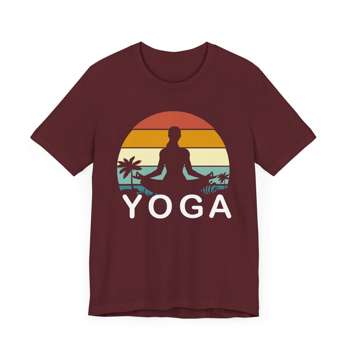 Yoga T-shirt, Meditation Tshirt, Yoga Lover Shirt, Yoga Day Unisex Shirt, Crewneck Shirt, Short Sleeve Tee, Gift for Him, Gift for Her