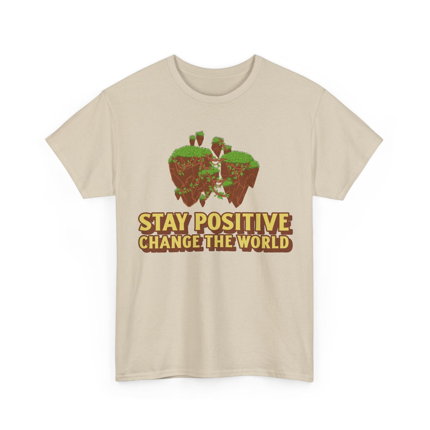 Stay Positive, Change the World, Motivational Shirt, Inspirational Tee, Empowering Apparel.