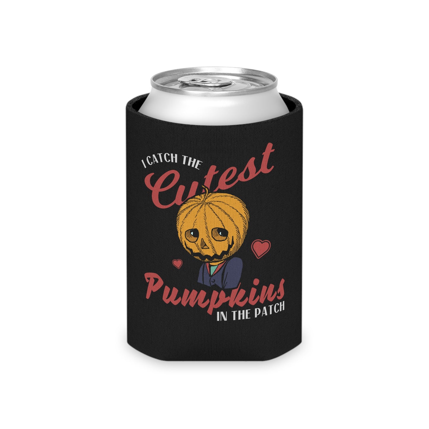 Catching the Cutest Pumpkins Can Cooler