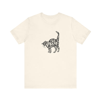 Cat Paw Mewoo T-shirt, Cat Tshirt, Pet Shirt, Unisex Shirt, Crewneck Shirt, Short Sleeve Tee, Gift for Him, Gift for Her