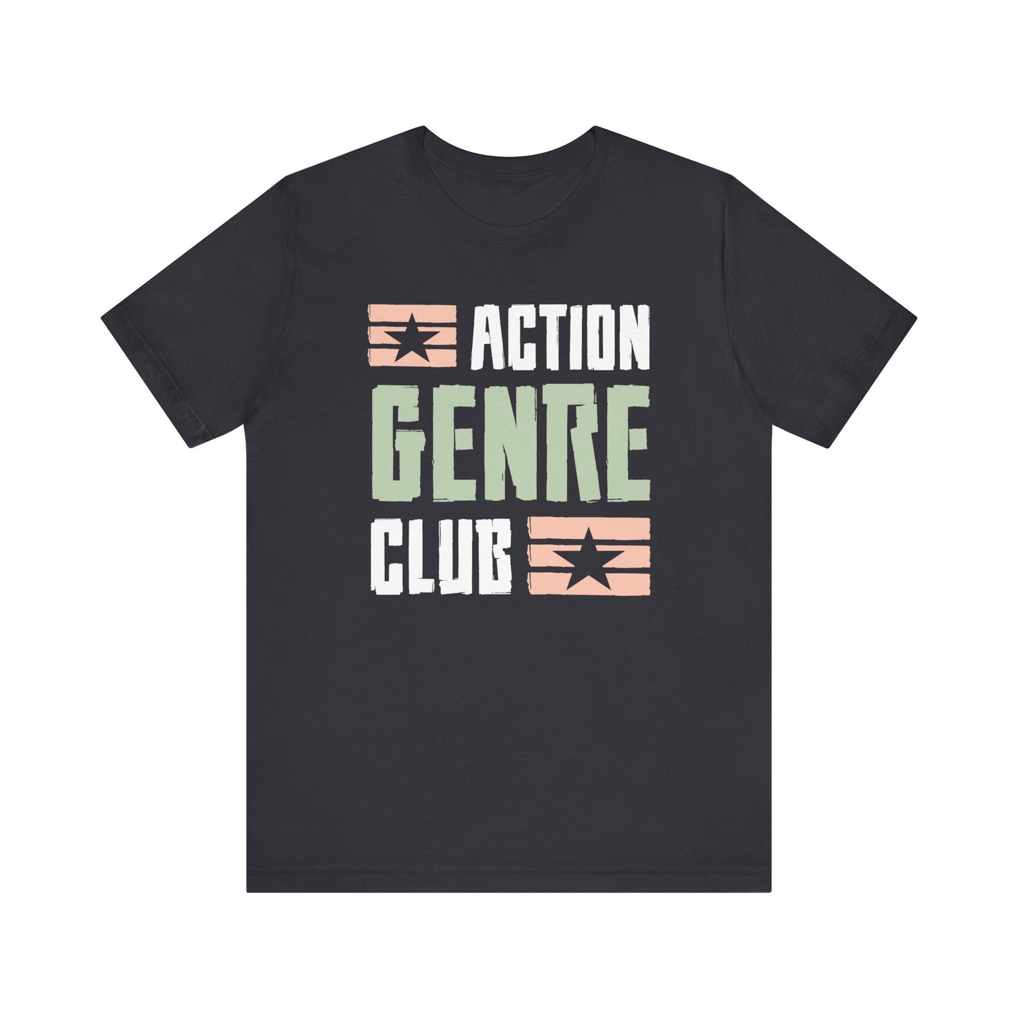 Action Genre Club T-shirt, Movie Tshirt, Entertainment Shirt, Unisex Shirt, Crewneck Shirt, Short Sleeve Tee, Gift for Him, Gift for Her