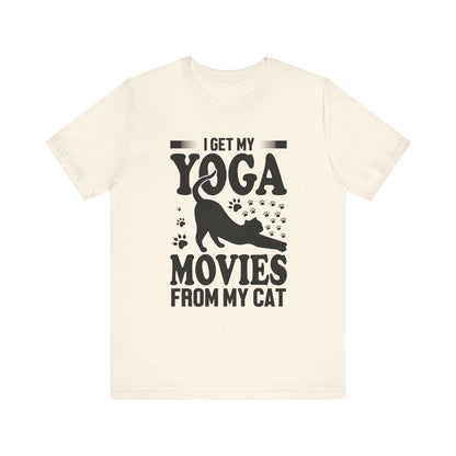 I Get My Yoga Moves From My Cat T-shirt, Cat Tshirt, Pet Shirt, Unisex Shirt, Crewneck Shirt, Short Sleeve Tee, Gift for Him, Gift for Her