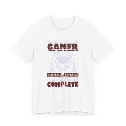 The Classic Gamer 1980 T-shirt, Gaming Tshirt, Game Lover Shirt, Classic Unisex Shirt, Crewneck Shirt, Short Sleeve Tee, Gift for Him