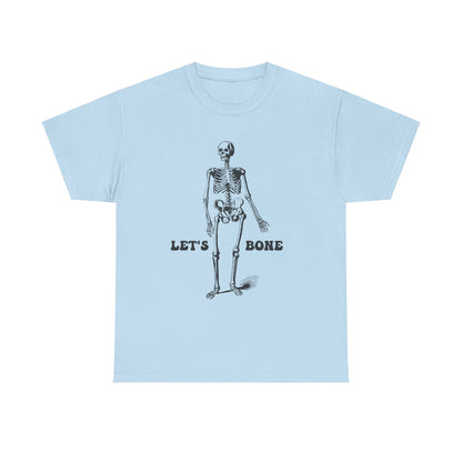 Let's Bone Halloween Skeleton T-Shirt - Funny Halloween Tee