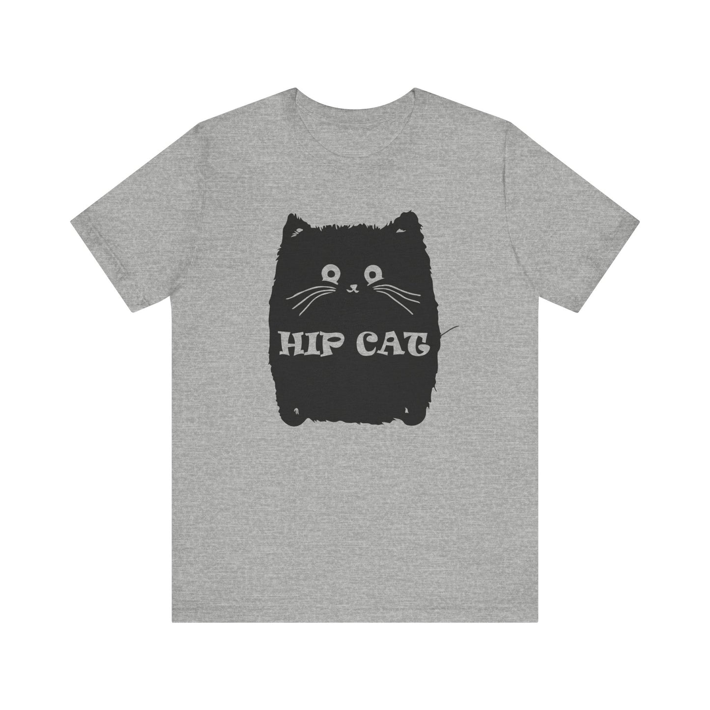 Hip Cat T-shirt, Cat Lover Tshirt, Pet Shirt, Animal Unisex Shirt, Crewneck Shirt, Short Sleeve Tee, Gift for Him, Gift for Her