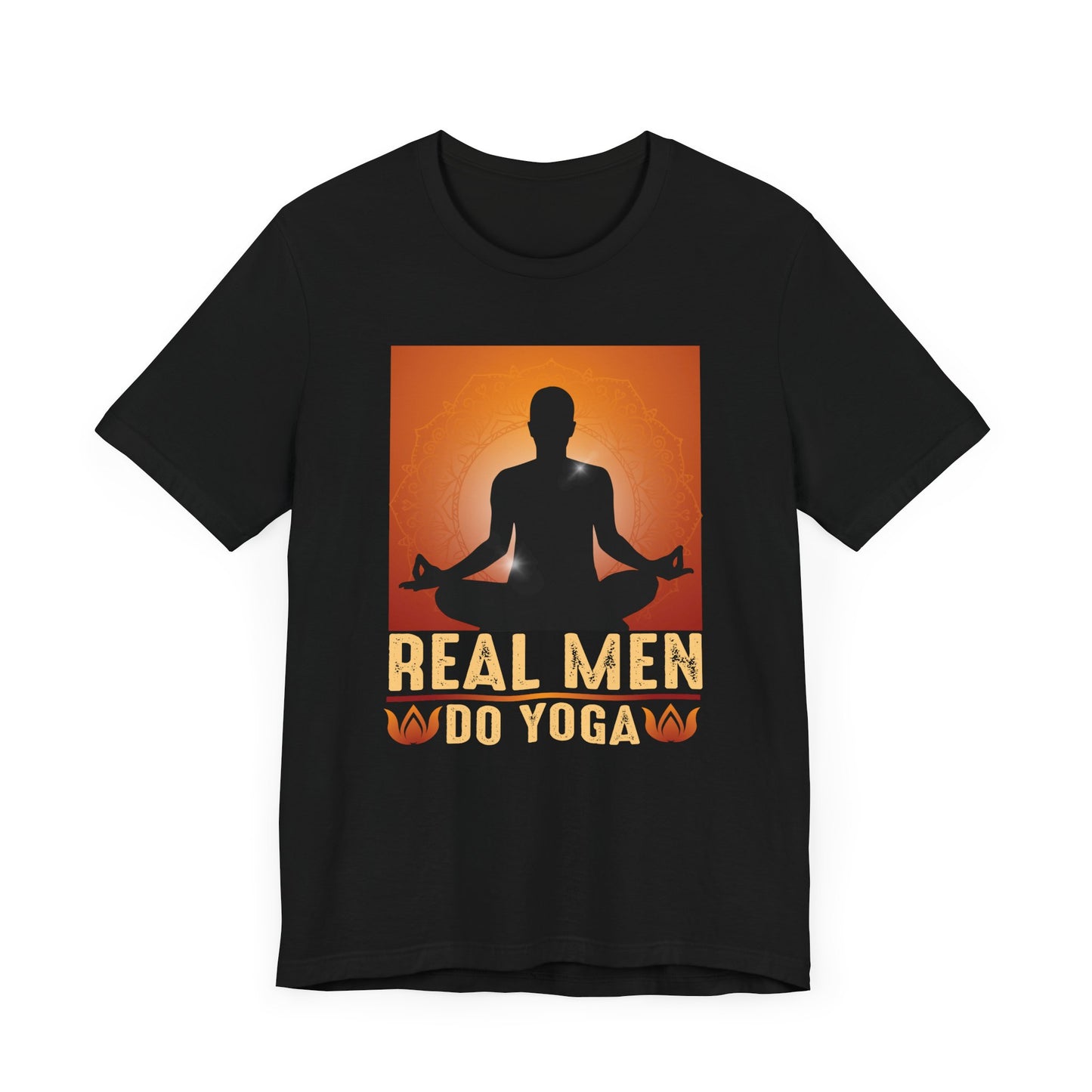 Real Men Do Yoga T-shirt, Yoga Tshirt, Yoga Meditation Shirt, Yoga Lover Unisex Shirt, Crewneck Shirt, Short Sleeve Tee, Gift for Him