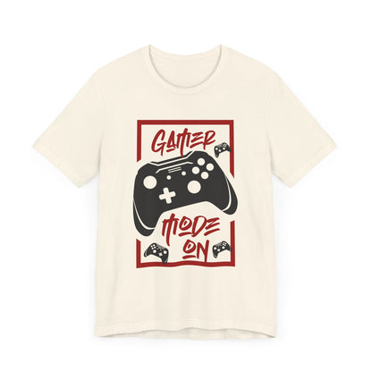 Gamer Mode On T-shirt, Gaming Tshirt, Game Lover Shirt, Gameboy Unisex Shirt, Crewneck Shirt, Short Sleeve Tee, Gift for Him, Gift for Her