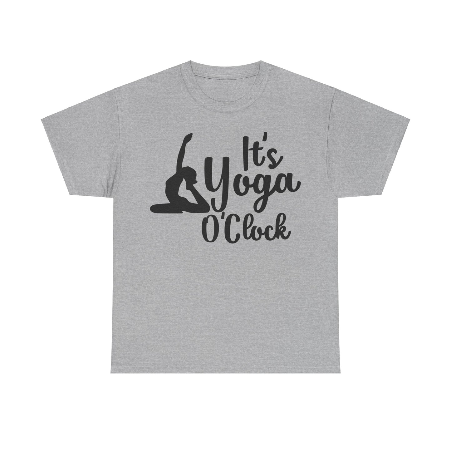 It's Yoga O'Clock T-Shirt | Yoga Lover Tee | Time to Relax | Zen Meditation Shirt