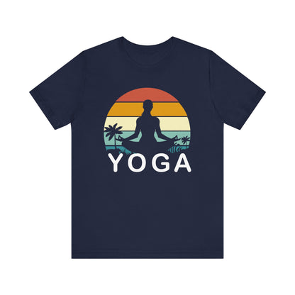 Yoga T-shirt, Meditation Tshirt, Yoga Lover Shirt, Yoga Day Unisex Shirt, Crewneck Shirt, Short Sleeve Tee, Gift for Him, Gift for Her