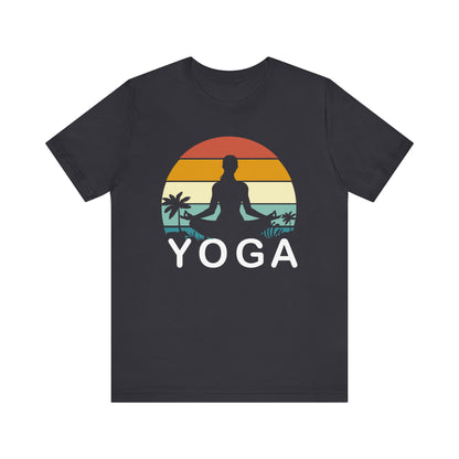 Yoga T-shirt, Meditation Tshirt, Yoga Lover Shirt, Yoga Day Unisex Shirt, Crewneck Shirt, Short Sleeve Tee, Gift for Him, Gift for Her