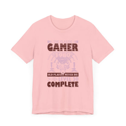 The Classic Gamer 1980 T-shirt, Gaming Tshirt, Game Lover Shirt, Classic Unisex Shirt, Crewneck Shirt, Short Sleeve Tee, Gift for Him