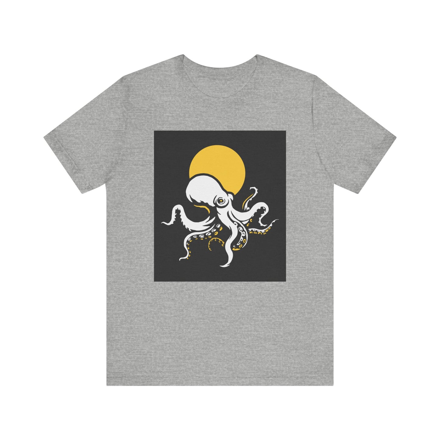 Octopus T-shirt, Deep Sea Tshirt, Dark Ocean Shirt, Unisex Shirt, Crewneck Shirt, Short Sleeve Tee, Gift for Him, Gift for Her