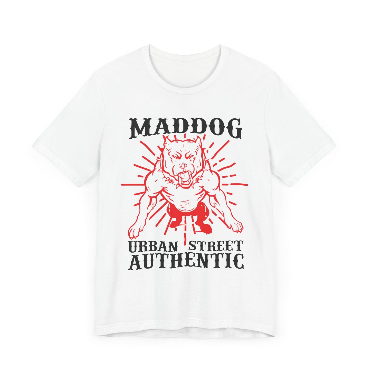 Maddog Urban Street Authentic T-shirt, Dog Tshirt, Pet Shirt, Unisex Shirt, Crewneck Shirt, Short Sleeve Tee, Gift for Him, Gift for Her