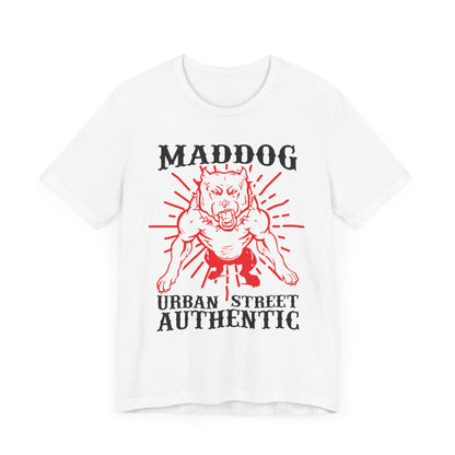 Maddog Urban Street Authentic T-shirt, Dog Tshirt, Pet Shirt, Unisex Shirt, Crewneck Shirt, Short Sleeve Tee, Gift for Him, Gift for Her