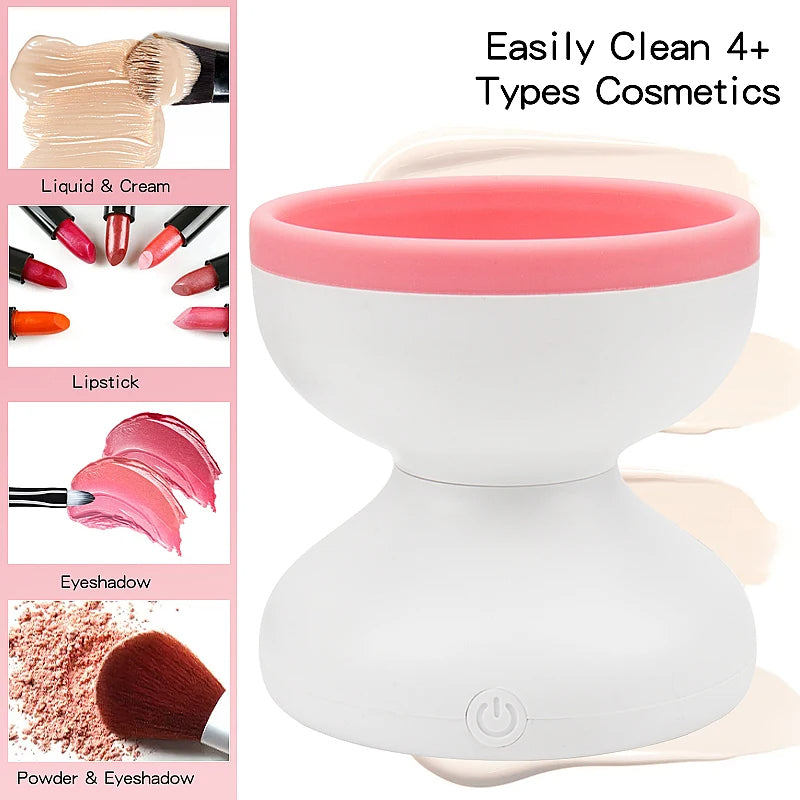 Portable USB Makeup Brush Cleaner