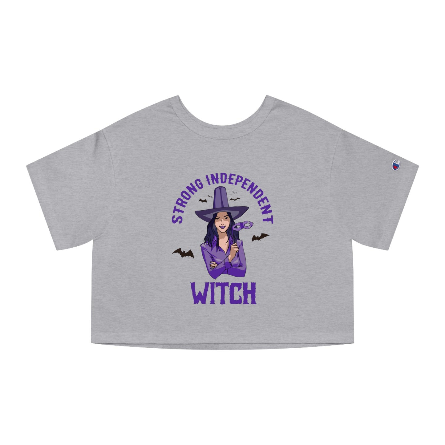 Empowering Cropped Witch Shirt - Strong Independent Witch