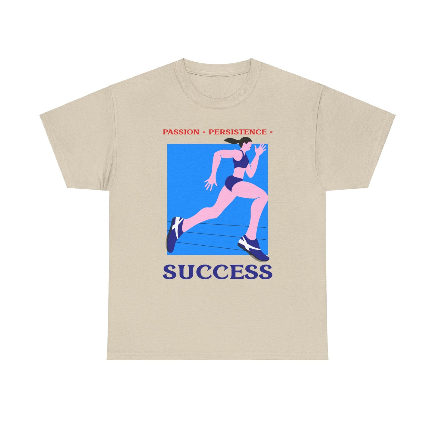 Passion, Persistence, Success, Unisex Heavy Cotton Tee, Motivational Shirt, Inspirational Tee, Empowering Apparel.