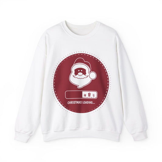 Festive 'Christmas Loading...' Sweatshirt for Holiday Anticipation