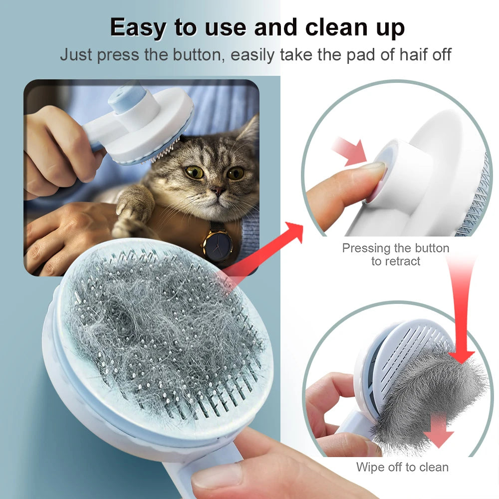 Self-Cleaning Pet Brush