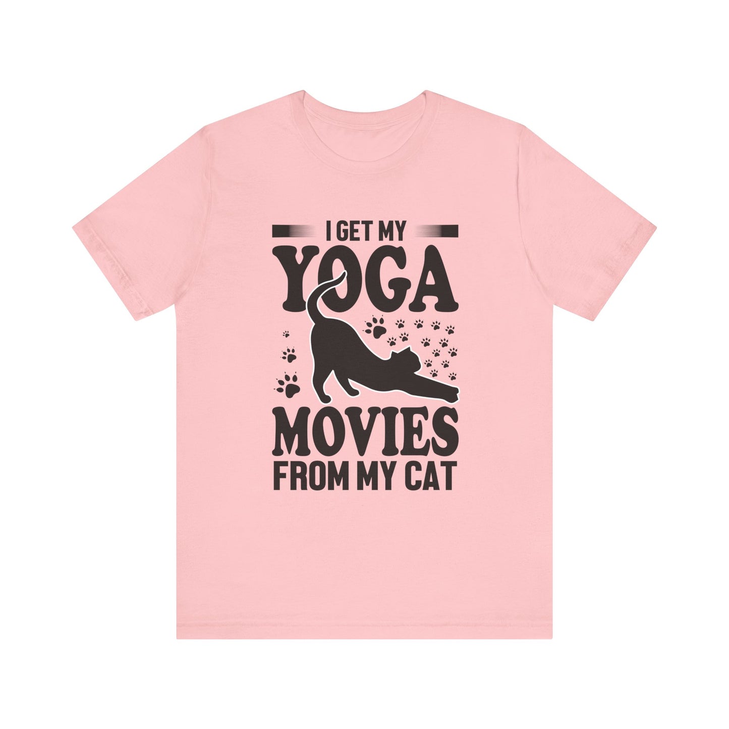 I Get My Yoga Moves From My Cat T-shirt, Cat Tshirt, Pet Shirt, Unisex Shirt, Crewneck Shirt, Short Sleeve Tee, Gift for Him, Gift for Her