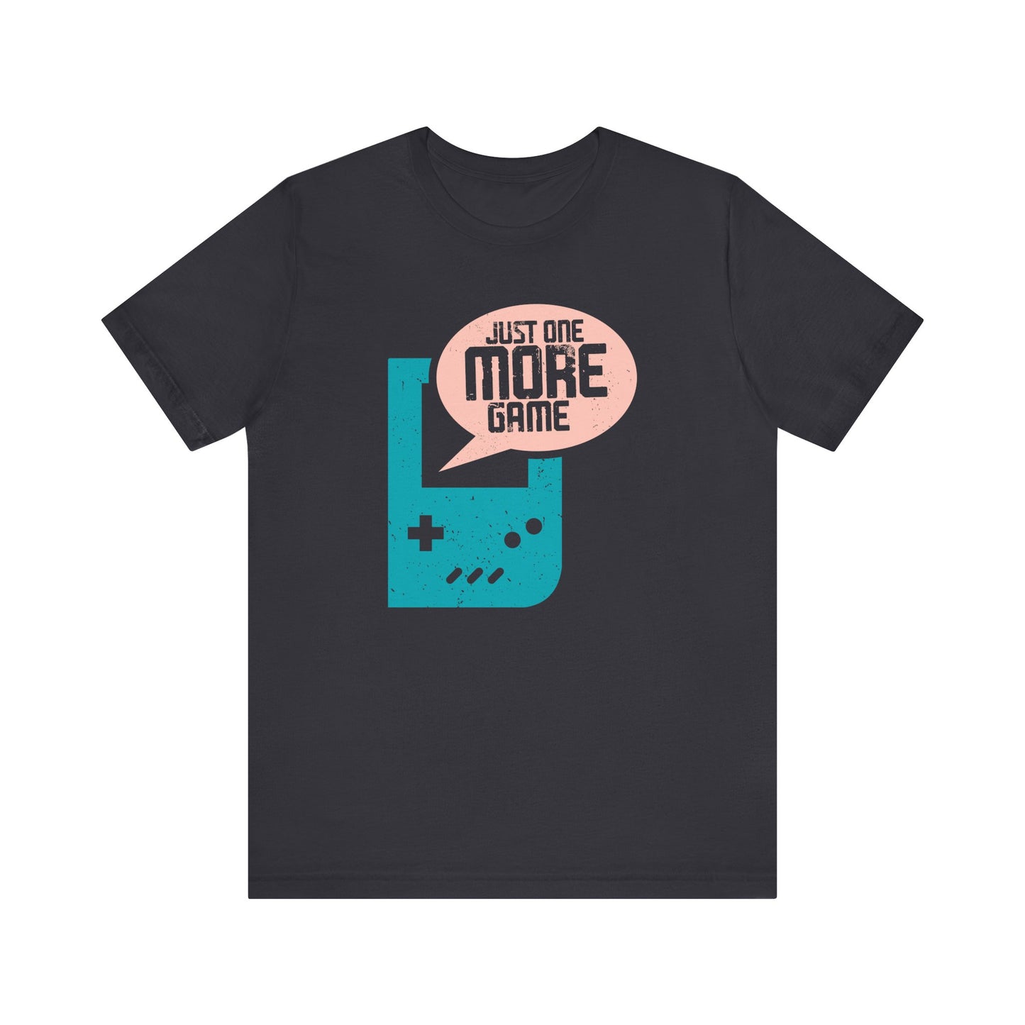 Just One More Game T-shirt, Gamer Tshirt, Gameboy Shirt, Game Lover Unisex Shirt, Gaming Crewneck Shirt, Short Sleeve Tee, Gift for Him