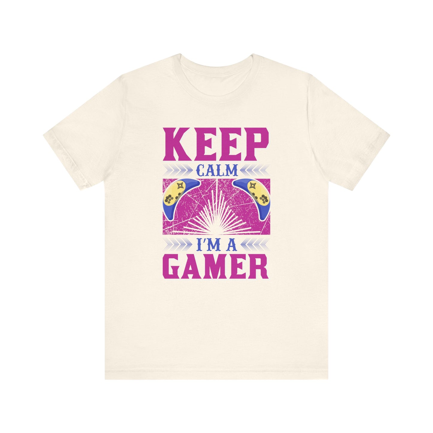 Keep Calm I'm A Gamer T-shirt, Gaming Tshirt, Game Lover Shirt, Unisex Shirt, Crewneck Shirt, Short Sleeve Tee, Gift for Him, Gift for Her