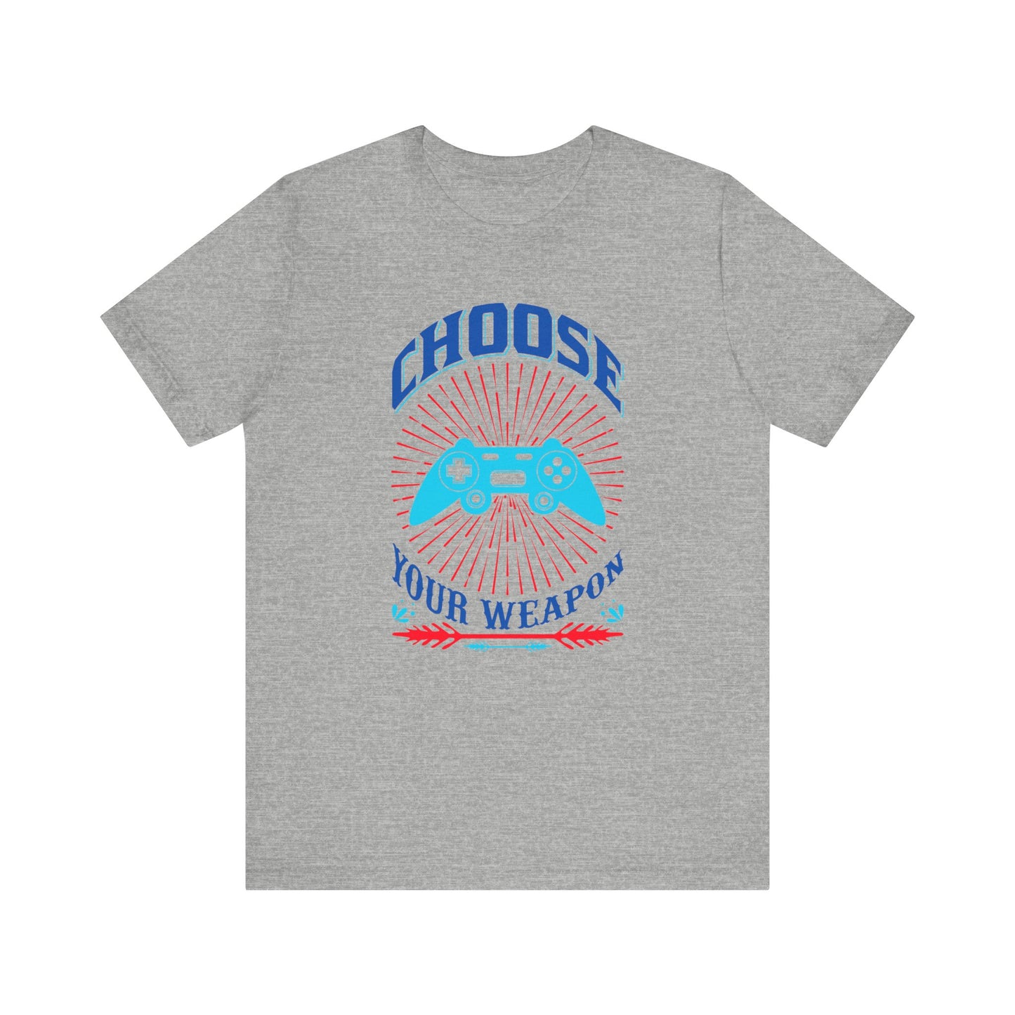 Choose Your Weapon T-shirt, Gaming Tshirt, Gameboy Shirt, Game Lover Unisex Shirt, Crewneck Shirt, Short Sleeve Tee, Gift for Him