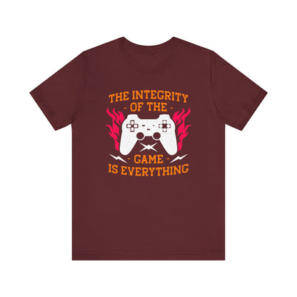 The Integrity Of The Game T-shirt, Gamer Tshirt, Gameboy Shirt, Unisex Shirt, Crewneck Shirt, Short Sleeve Tee, Gift for Him, Gift for Her