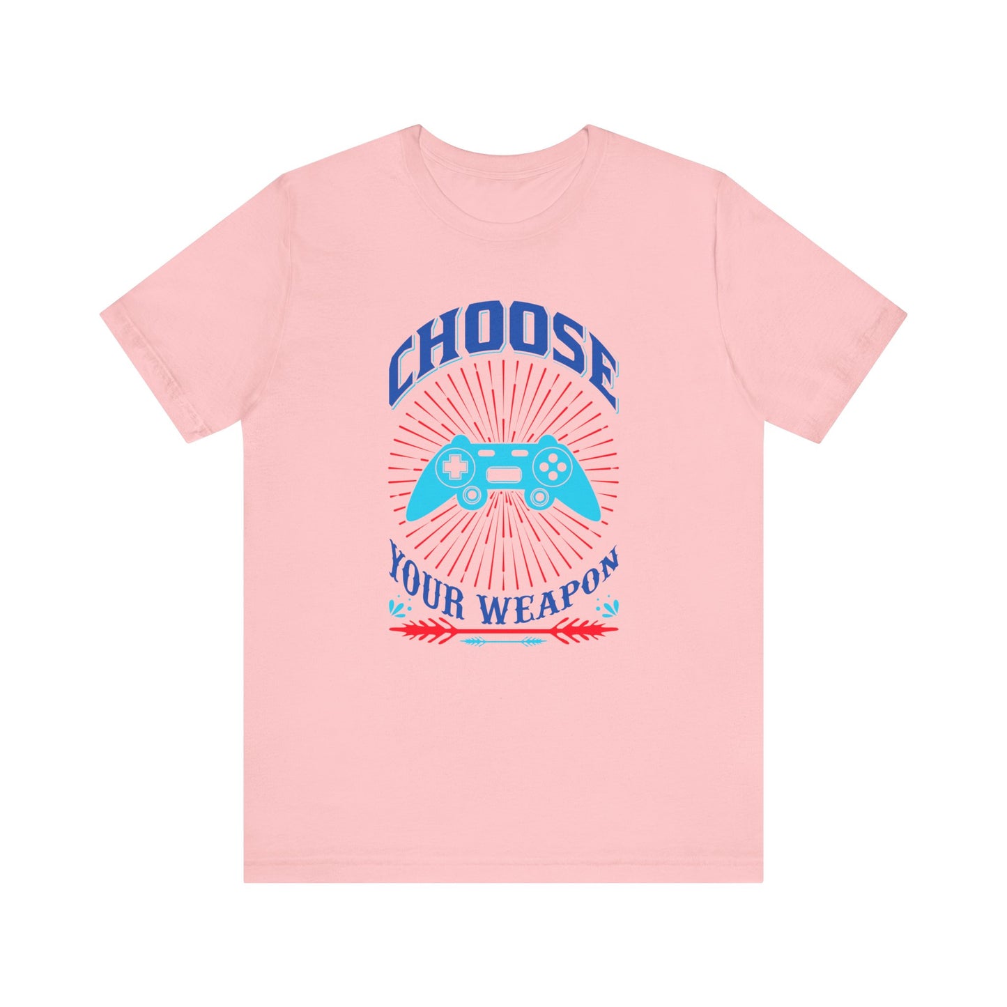 Choose Your Weapon T-shirt, Gaming Tshirt, Gameboy Shirt, Game Lover Unisex Shirt, Crewneck Shirt, Short Sleeve Tee, Gift for Him