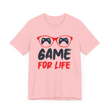 Game For Life T-shirt, Gameboy Tshirt, Gamer Shirt, Game Lover Unisex Shirt, Sunglasses Crewneck Shirt, Short Sleeve Tee, Gift for Him