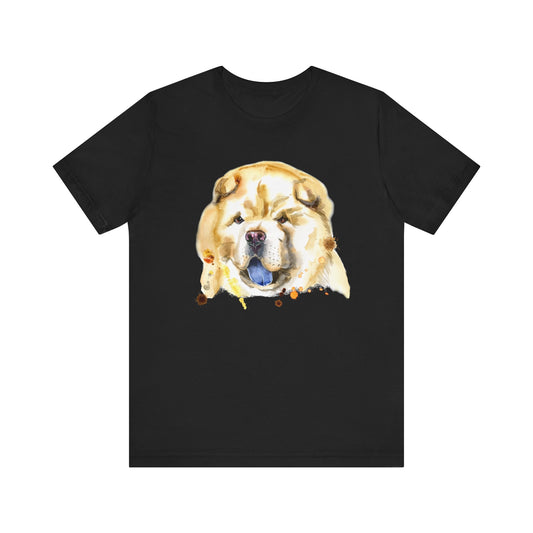 Chow Dog T-shirt, Dog Lover Tshirt, Pet Shirt, Animal Unisex Shirt, Dog Crewneck Shirt, Short Sleeve Tee, Gift for Him, Gift for Her