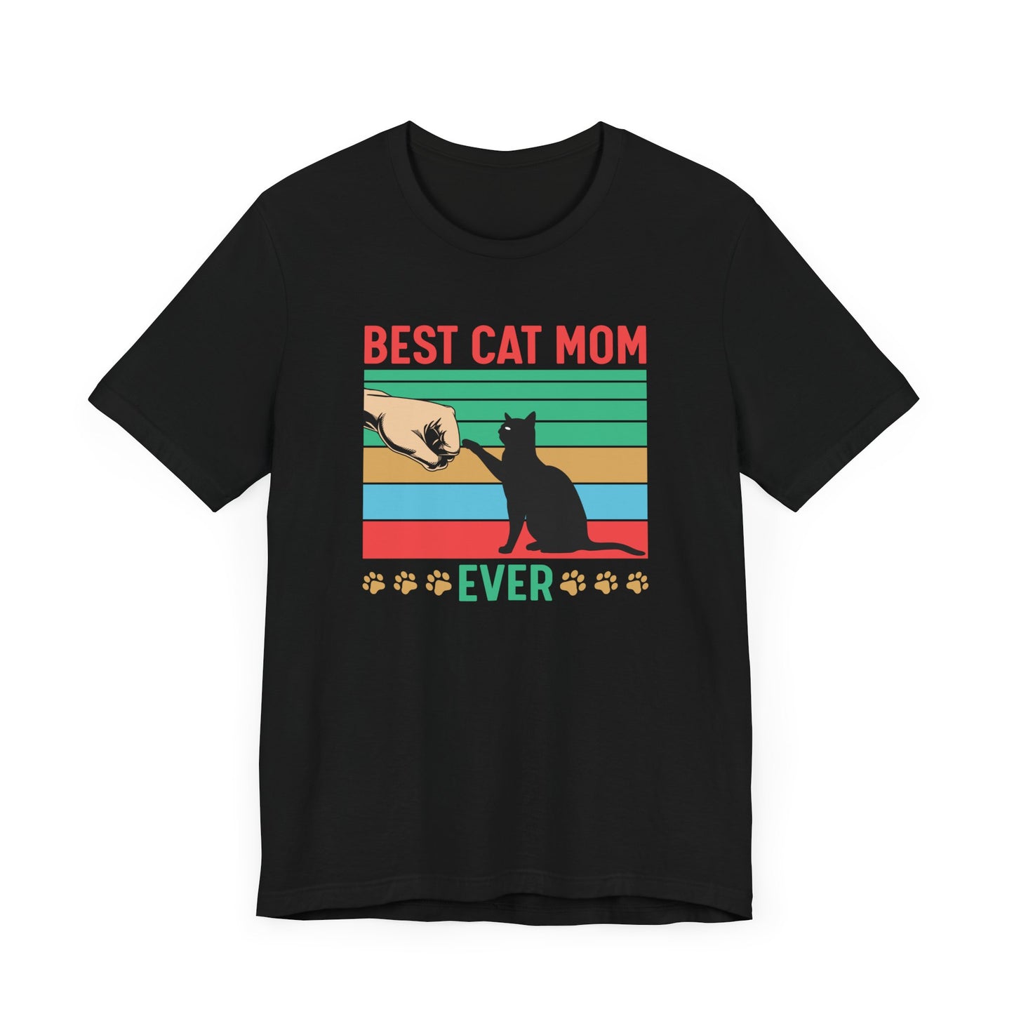 Best Cat Mom Ever T-shirt, Cat Mom Tshirt, Cat Lover Shirt, Pet Unisex Shirt, Crewneck Shirt, Short Sleeve Tee, Gift for Him, Gift for Her