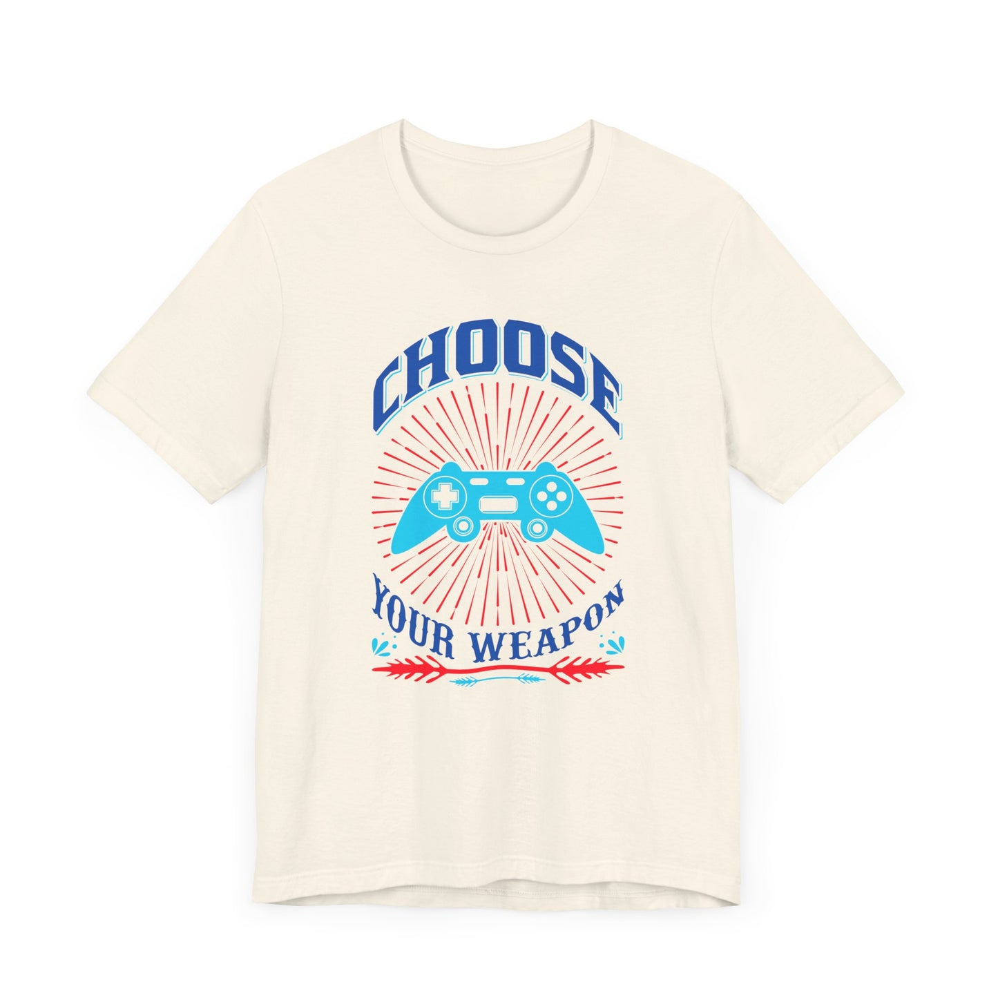 Choose Your Weapon T-shirt, Gaming Tshirt, Gameboy Shirt, Game Lover Unisex Shirt, Crewneck Shirt, Short Sleeve Tee, Gift for Him